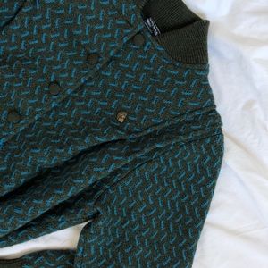 Vintage Giesswein wool coat w/ small metal pin